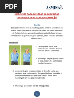 Ejercicios Movilidad Articular para Personas Mayores (Parte I)