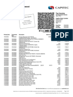 Savings Account Statement: Capitec B Ank