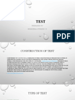 Types of Test