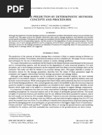 Seismic Damage Prediction by Deterministic Methods: Concepts and Procedures