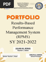 Portfolio: Results-Based Performance Management System (RPMS)