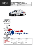 DESCRIPCION de CARGO Analista de Servicios 2 Da Revision