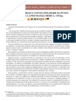 Selecciones Ferenczianas Obras Completas Tomo II Fe Incredulidad y Conviccion Desde El Punto de Vista de La Psicologia Medica 1913g