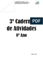 3 CADERNO DE ATIVIDADES 8 ANO - 21 e 22 Página de Recorte