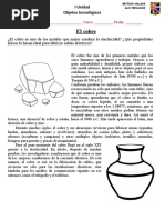 5° Basico Tecnología Guía Objeto Tecnologico