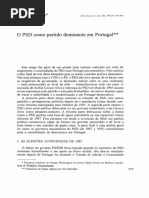 O PSD Como Partido Dominante em Portugal : Maritheresa Frain Análise Social Vol. Xxxi (138), 1996 (4.°), 975-1005