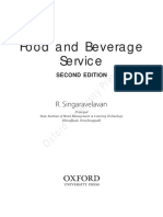 Food and Beverage Service: Oxford University Press