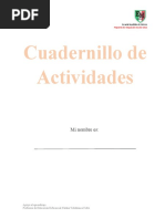 Cuadernillo de Actividades