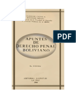 Apuntes Del Derecho Penal Boliviano