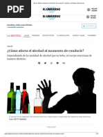 ¿Cómo Afecta El Alcohol Al Momento de Conducir - Salud - La Revista - El Universo