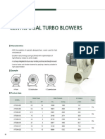 Centrifugal Turbo Blowers: Characteristics