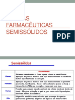 Formas Farmacêuticas Semissólidos