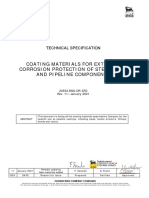 Coating Materials For External Corrosion Protection of Steel Pipes and Pipeline Components