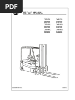 BT Forklift C3E150-C3E200 C4E150-C4E200 Repair Manual - 036-0437-00