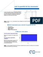 Art Construction FT Calculer La Quantité de Lino Nécessaire