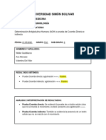 Informe Prueba Coombs