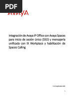 Integración Avaya Spaces Con IPO