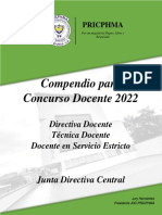 Compendio Pricphma-Concurso Docente 2022