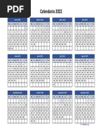 Calendario Mexico 2022 04