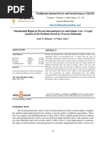 Traditional Journal of Law and Social Sciences (TJLSS) : Sami Ur Rahman & Nimra Azher