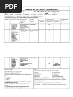 Inspection and Test Plan (ITP) - Grounding Works