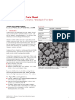 Material Product Data Sheet Zirconia - Polymer Ceramic Abradable Powders