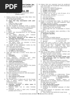 Exam Drill 9 - Gen. Ed. - Rabies Comes From Dog and Other Bites... (Ratio)