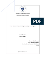 Sistema de Pagamento de Impostos em Empresas Ou Negócios