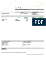 Experis Calibration Mixture: Material No.: 446912 Air Products Reference: M 35 MT 13624