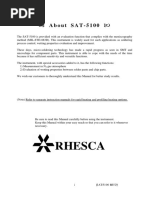 Rhesca: About SAT-5100