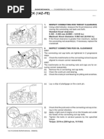 Cylinder Block (1Az-Fe) : Overhaul