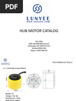 Hub Motor Quotation Sheet