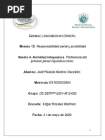 Carrera: Licenciatura en Derecho.: Módulo 12. Responsabilidad Penal y Punibilidad