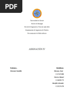 Asignación 4, Procesamiento de Hidrocarburos