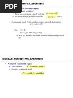 Periodic Signal V.S. Aperiodic Signal