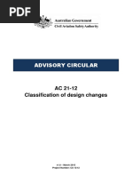 AC 21-12 Classification of Design Changes