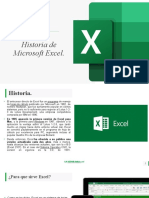 Historia de Microsoft Excel