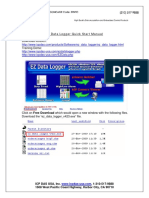 EZ Data Logger Quick Start Manual: Download Location: Training Demo