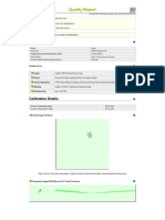 Quality Report: Calibration Details