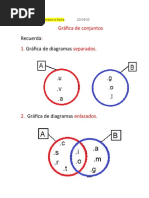 Ejercicios de Graficas de Conjuntos