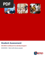 CHCDIV001 Student Assessment Booklet ID 99496