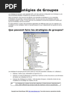 Les Stratégies de Groupes