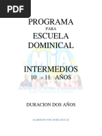 10 A 11 Años - Intermedios