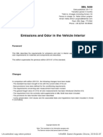 Emissions and Odor in The Vehicle Interior: Mercedes-Benz DBL 5430