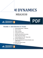 Class PPT - Team Dynamics Module1