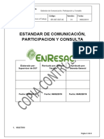 ER-SST-EST-05 Estandar de Comunicacion, Participacion y Consulta