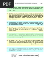 18 - Dynamics - Applications of Derivative