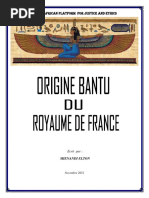 Origine Bantu Du Royaume de France