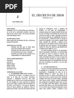 Lección 1 El Decreto de Dios