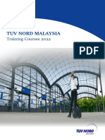 Training Courses 2022-TUV NORD Malaysia